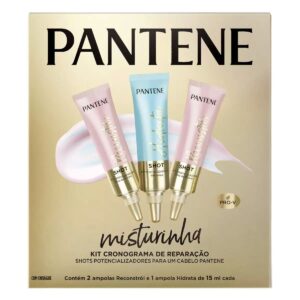 15366335320-7500435175579.jpg Kits Ampolas Pantene Misturinha Reconstrói Com 3 Unidades de 15ml