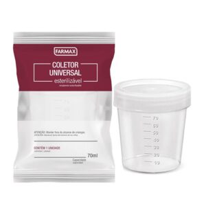 Coletor Universal Farmax Esterilizável 70ml
