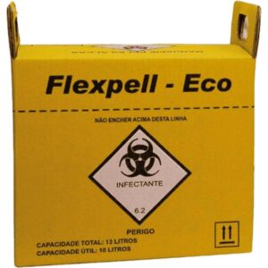 Coletor Perfuro Cortante 13 Litros Eco Flexpell