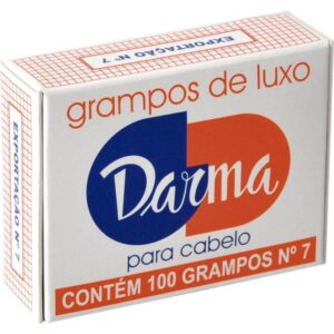 Grampos para Cabelo Darma Loiro Nº07 Com 100 Unidades