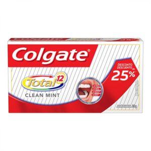 Kit Creme Dental Colgate Total 12 Clean Mint Com 90g Com 2 Unidades