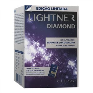 Kit Clareador de Pelos Banho de Lua Diamond Lightner Com 7 Itens