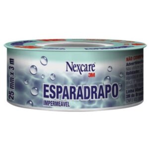 Esparadrapo Impermeável Nexcare Branco 50mm x 3m Unidade