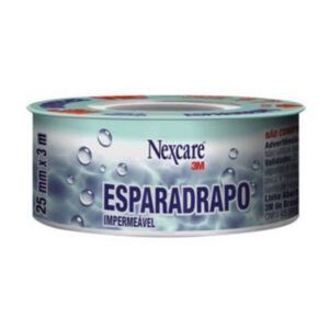 Esparadrapo Impermeável Nexcare Branco 25mm x 3m Unidade
