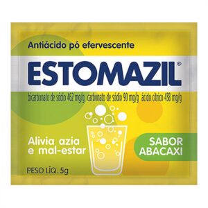 Estomazil Abacaxi Pó Com 50 Sachês Efervescente de 5g Cada