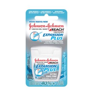 Fio Dental Johnsons Reach Expansion Plus Extra Fino Com 50 Metros