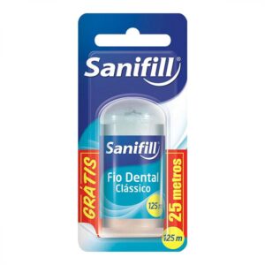 Fio Dental Sanifill Plus Classico Leve 125 Pague 100 Metros