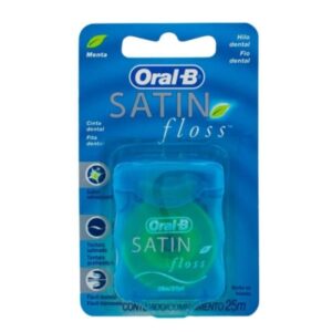 Fio Dental Oral-B Satin Floss Menta Com 25 Metros