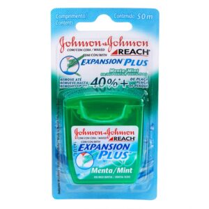 Fio Dental Johnsons Reach Expansion Plus Menta Com 50 Metros