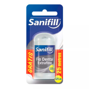 Fio Dental Sanifill Extra Fino Pague 100 Leve 125 Metros