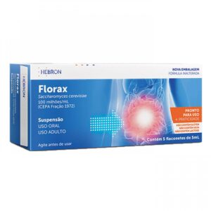 Florax 100milhões/ml Suspensão Oral Com 5 Flaconetes de 5ml Hebron