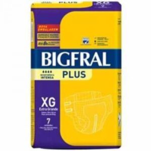 15366336735-7896012800843.jpg Fralda Bigfral Derma Plus Tamanho XG Com 7 Unidades