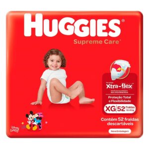 Fralda Huggies Supreme Care Hiper XG Com 52 Unidades