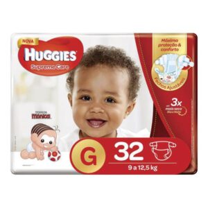 Fralda Huggies Supreme Care Mega G Com 32 Unidades