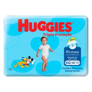 15366336843-7896007550227.jpg Fralda Huggies Tripla Proteção Jumbinho XG Com 14 Unidades