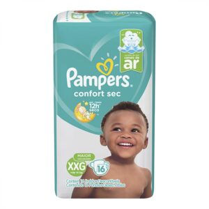 Fralda Pampers Confort Sec Tamanho XXG Com 16 Unidades