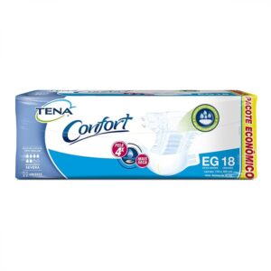 15366337063-7896770902612.jpg Fralda Tena Confort Unissex Tamanho EG Com 18 Unidades