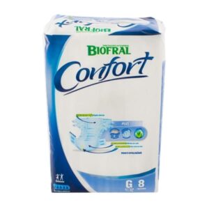 15366337092-7896770900021.jpg Fralda Tena Confort Plus Unissex Tamanho G Com 8 Unidades