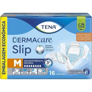 15366337100-7896770980832.jpg Fralda Tena Dermacare Slip Tamanho M Com 16 Unidades