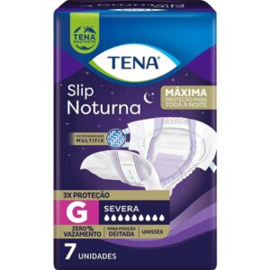 15366337106-7896770980153.jpg Fralda Tena Slip Noturna Tamanho G Com 7 Unidades