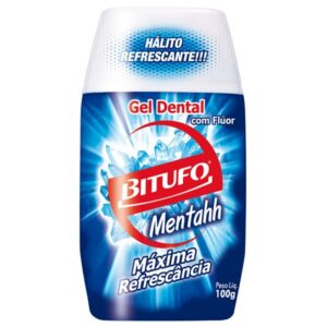 Gel Dental Bitufo Mentahh Com Flúor Com 100g