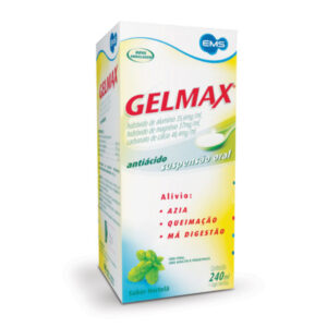 Gelmax Suspensão Oral Sabor Hortelã 240mL Ems s/a
