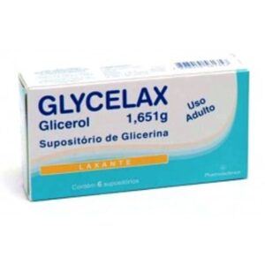 Glycelax Supositorio Adulto Com 6 Unidades