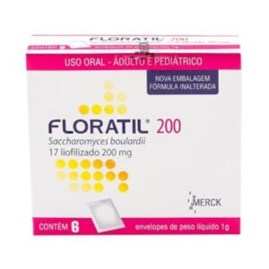 Floratil Pediátrico 200mg Com 6 Envelopes Merck