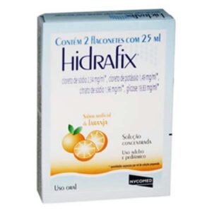 Hidrafix Solução Oral Sabor Laranja Com 2 Flaconetes de 25ml Cada Takeda Pharma