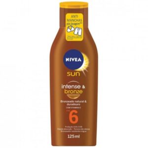 15366337504-4005900207296.jpg Loção Bronzeadora Nivea Sun Intense e Bronze FPS 6 Com 125ml