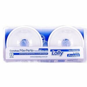 15366337539-7896699011648.jpg Concha de Amamentação Lolly Baby Macia Com 4 Unidades
