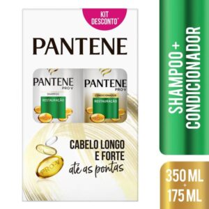 15366337554-ea1f270dcd91d90a31770ed47934e897-1.jpg Kit Pantene Restauração Shampo 350ml + Condicionador 175ml