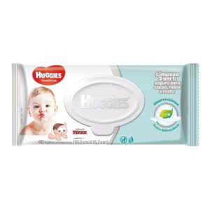 Lenço Umedecido Huggies Classico One e Done Com 48 Unidades