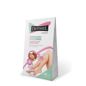 Folha Depilatória Corporal Depimiel Sensitive Com 16 Unidades