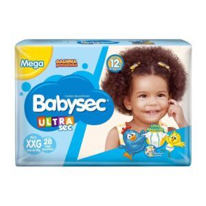 Fralda Babysec Galinha Pintadinha Mega Tamanho XXG Com 30 Unidades