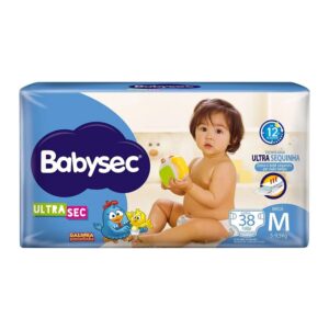Fralda Babysec Ultra Mega Tamanho M Com 44 Unidades