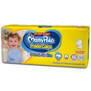 Fralda MamyPoko Dia e Noite Tamanho XG Com 26 Unidades