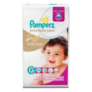 Fralda Pampers Premium Care Tamanho G Com 20 Unidades