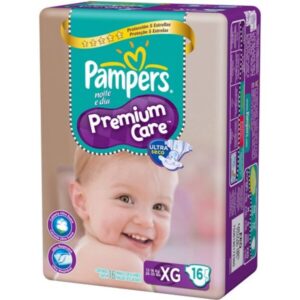 Fralda Pampers Premium Care Tamanho XG Com 16 Unidades