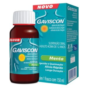 Gaviscon Suspensão Oral Sabor Menta Com 150ml Reckitt Benckiser