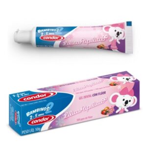 Gel Dental Com Flúor Condor Lilica Ripilica de 2 a 5 Anos Com 50g