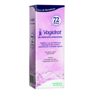 Gel Hidratante Intravaginal Vagidrat 30g Com 10 Aplicadores