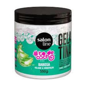 Gelatina Salon Line Tô de Cacho Babosa Com 550g