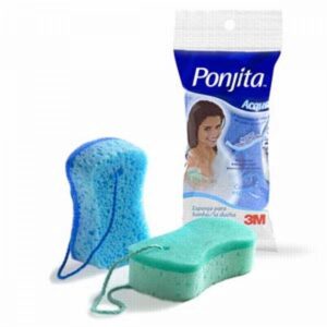 15366340441-7891040023394.jpg Esponja de Banho Anatômica Ponjita Unidade