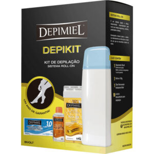 Kit Depilacao Depimiel Depikit Sistema Roll-on Com 4 Itens