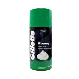 Espuma de Barbear Gillette Foamy Mentol Com 175g