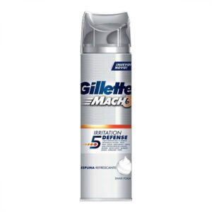 Espuma de Barbear Gillette Mach3 Irritation Defense Com 250ml