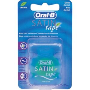 Fio Dental Oral B Satin Tape Menta Com 25 Metros