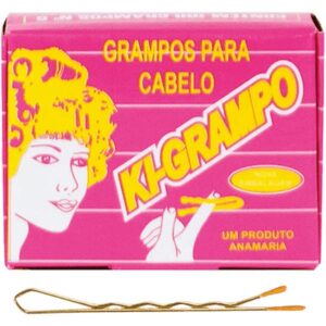 Grampos para Cabelo Ki-Grampão Loiro Nº05 Com 100 Unidades