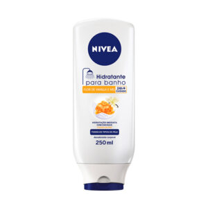 Loção Hidratante Nivea Banho Honey Milk Com 250ml